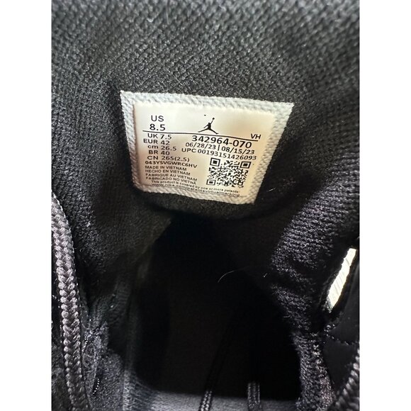 Nike Jordan True Flight Basketball Shoes Black Metallic Gold Size 8.5 Mens - Picture 6 of 10